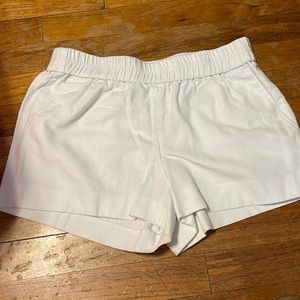 White pull on J crew Shorts